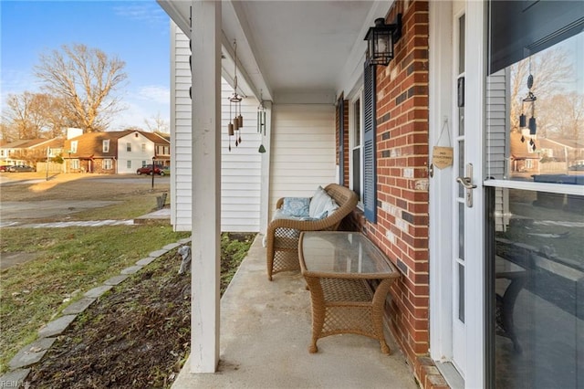 view of patio / terrace featuring covered porch