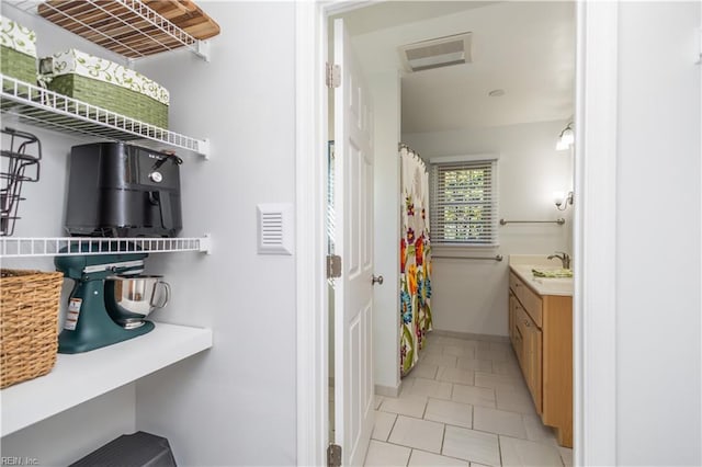 pantry featuring sink