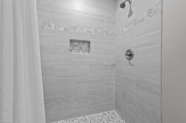 bathroom with walk in shower