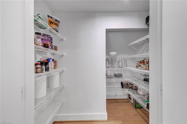 view of pantry