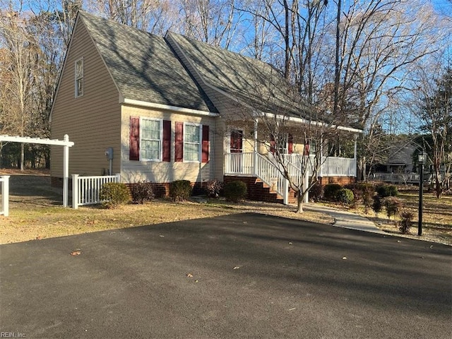 view of front of home