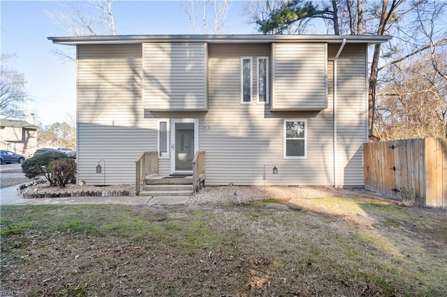 view of rear view of house