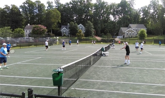 view of sport court