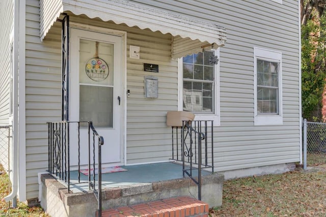 view of property entrance