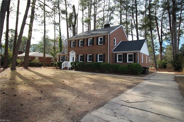 view of colonial-style house