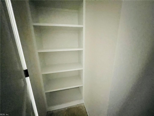 view of closet