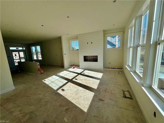 view of unfurnished living room