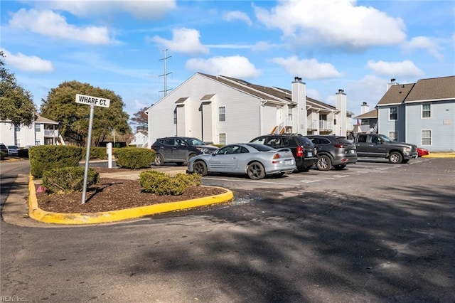 view of vehicle parking