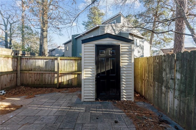 view of outbuilding