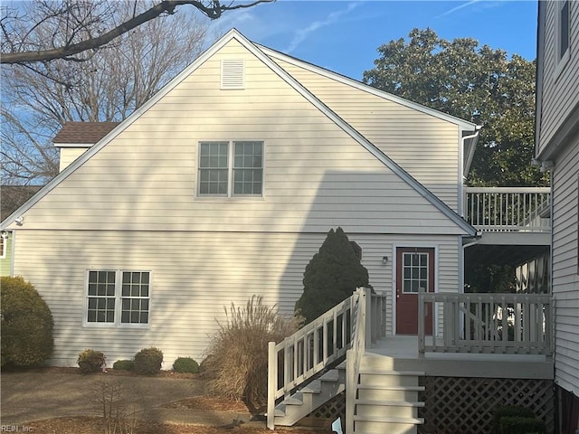 view of rear view of house