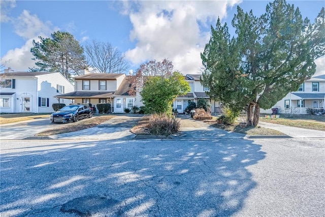 view of front of property