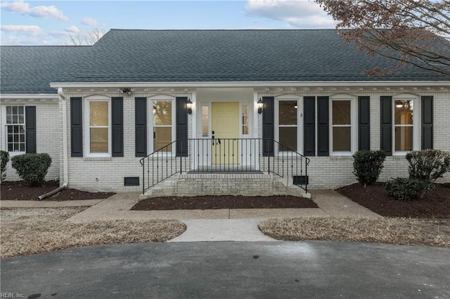 view of front of home