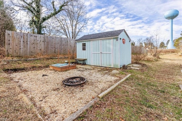 view of outbuilding