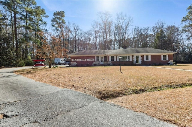 view of ranch-style home