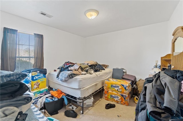 bedroom featuring carpet flooring