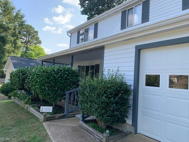 view of home's exterior featuring a garage