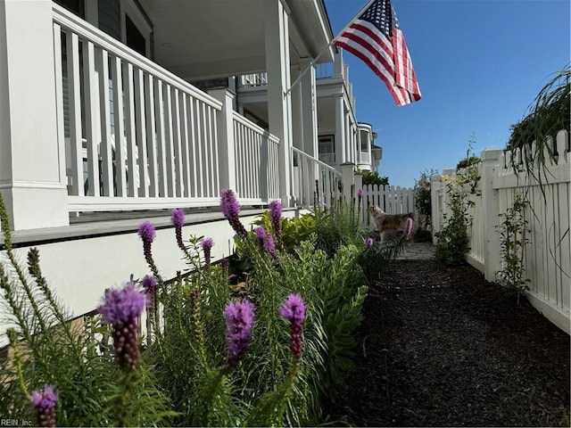 view of side of property