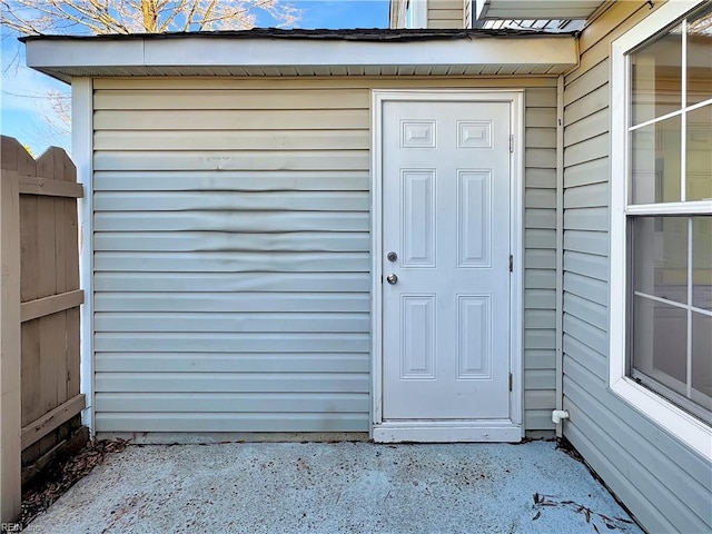 view of property entrance