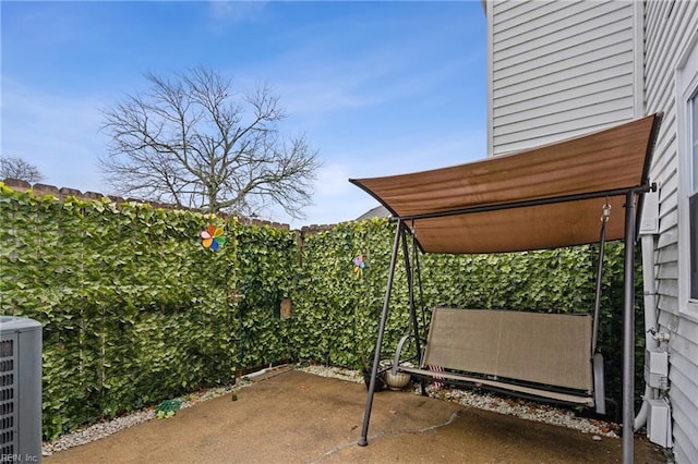 3613 Wetherington Dr Unit 103, Virginia Beach, VA 23453 - view of patio with cooling unit