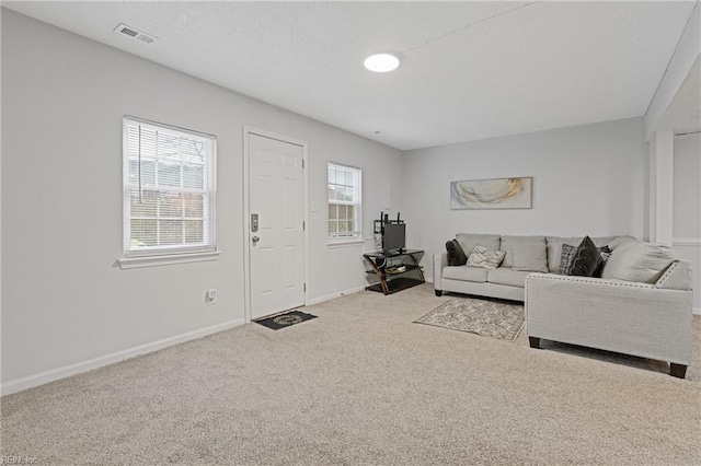 3613 Wetherington Dr Unit 103, Virginia Beach, VA 23453 - living room featuring light colored carpet