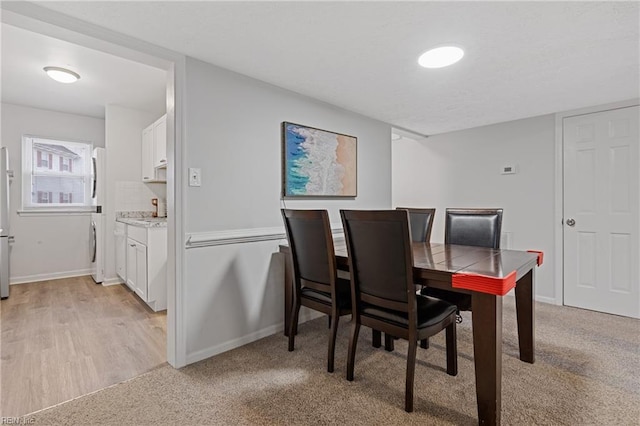3613 Wetherington Dr Unit 103, Virginia Beach, VA 23453 - dining area featuring light carpet