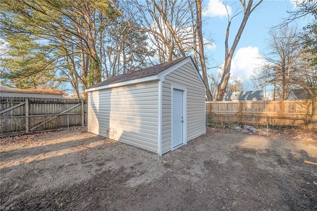 view of outbuilding