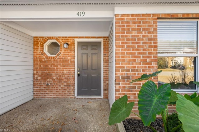 view of property entrance