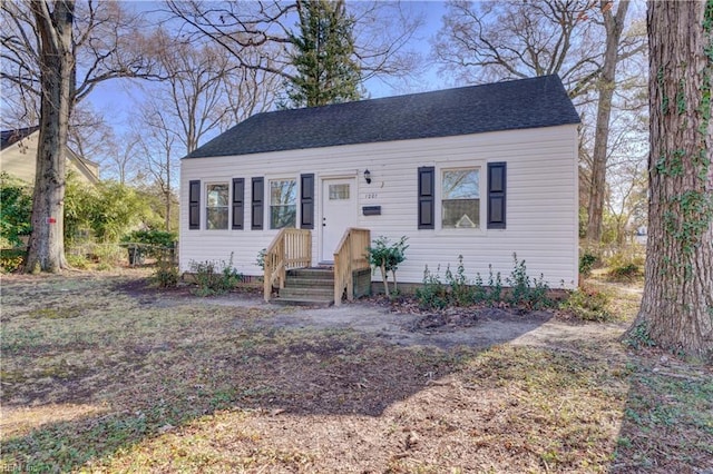 view of front of property