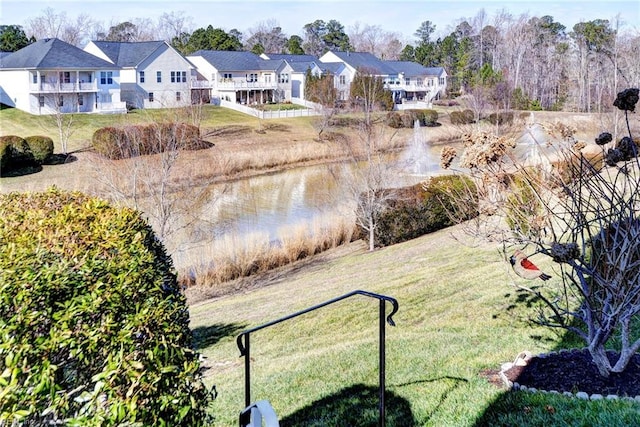 view of water feature