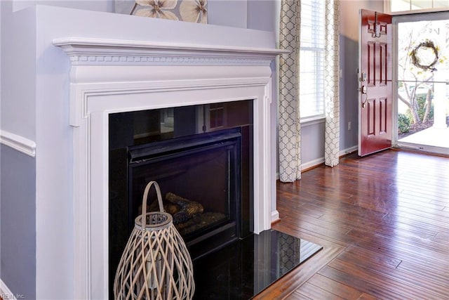 room details featuring wood-type flooring