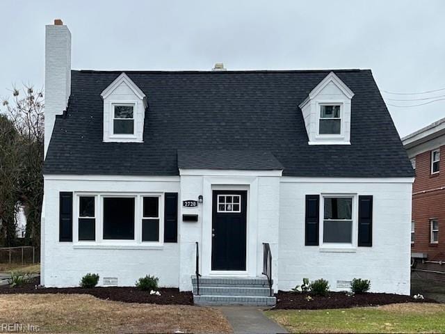 view of cape cod house