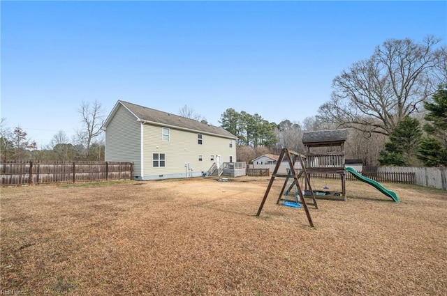 exterior space featuring a lawn