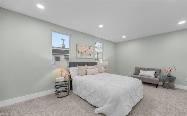 bedroom featuring carpet floors