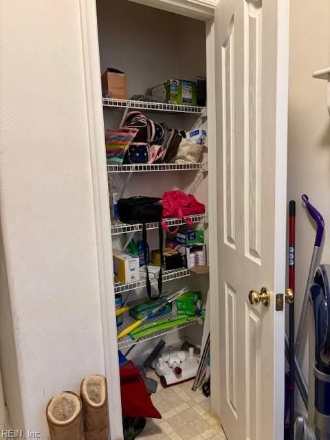 view of closet