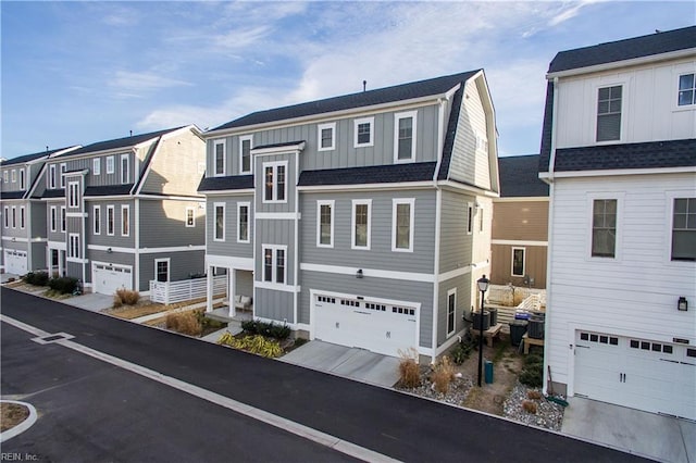 view of front of property featuring central AC