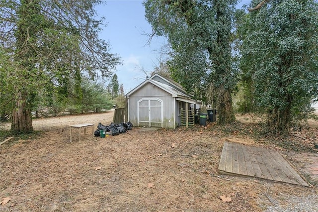 view of outbuilding