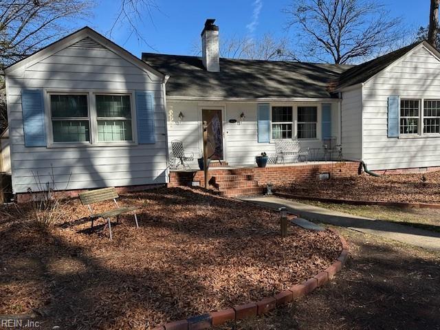 view of ranch-style home