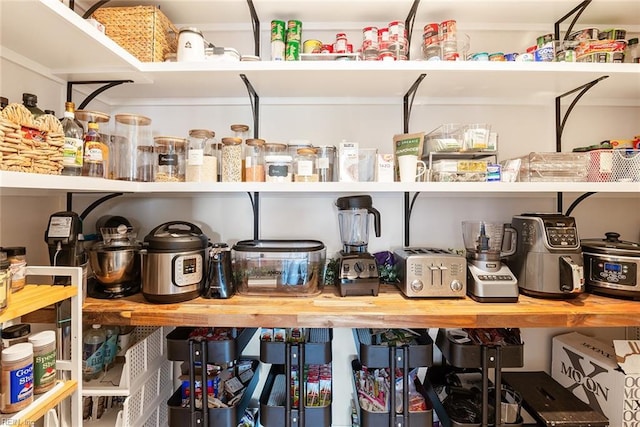 view of pantry