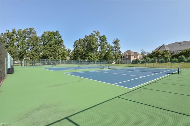 view of sport court