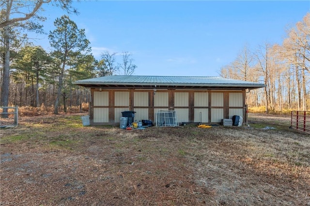 garage with central air condition unit