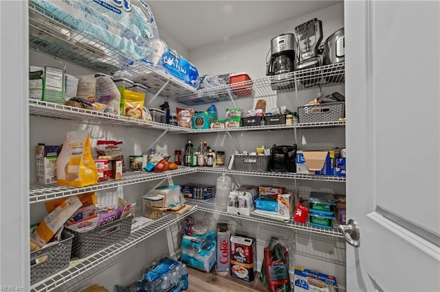 view of pantry