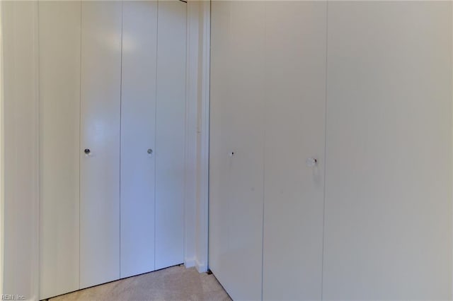 view of closet