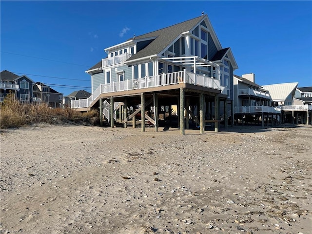 view of rear view of property