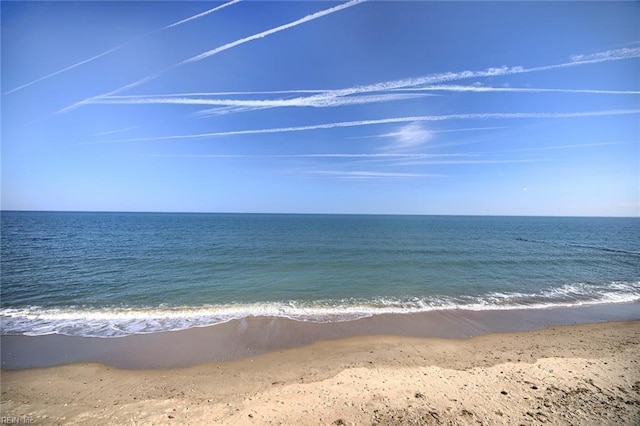 water view featuring a beach view