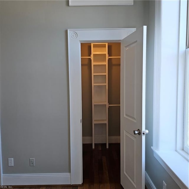 view of closet