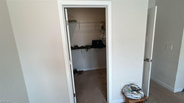 view of closet