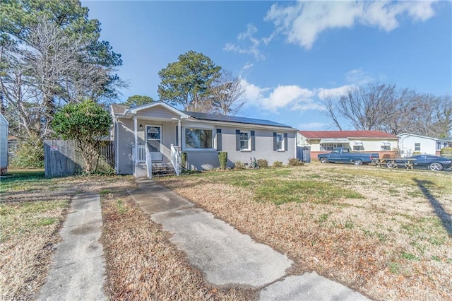 view of front of property