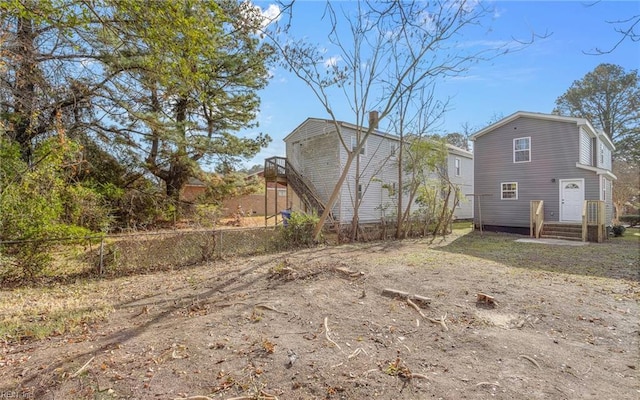 view of rear view of property