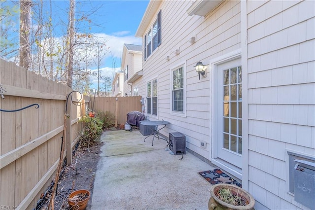 view of patio / terrace featuring grilling area