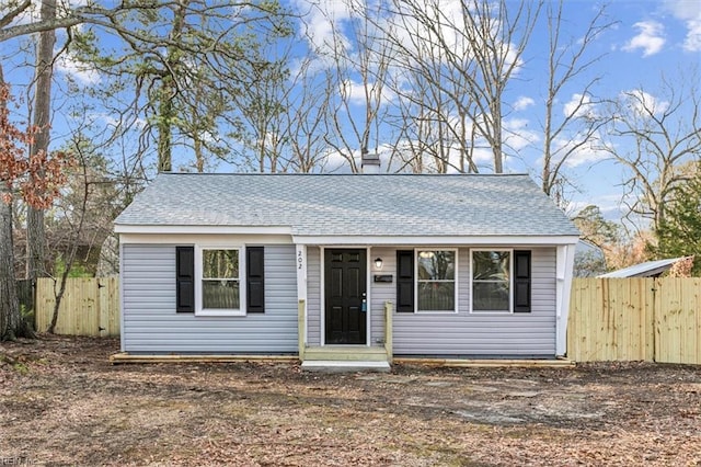 view of front of home